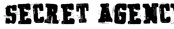 Secret Agency font preview